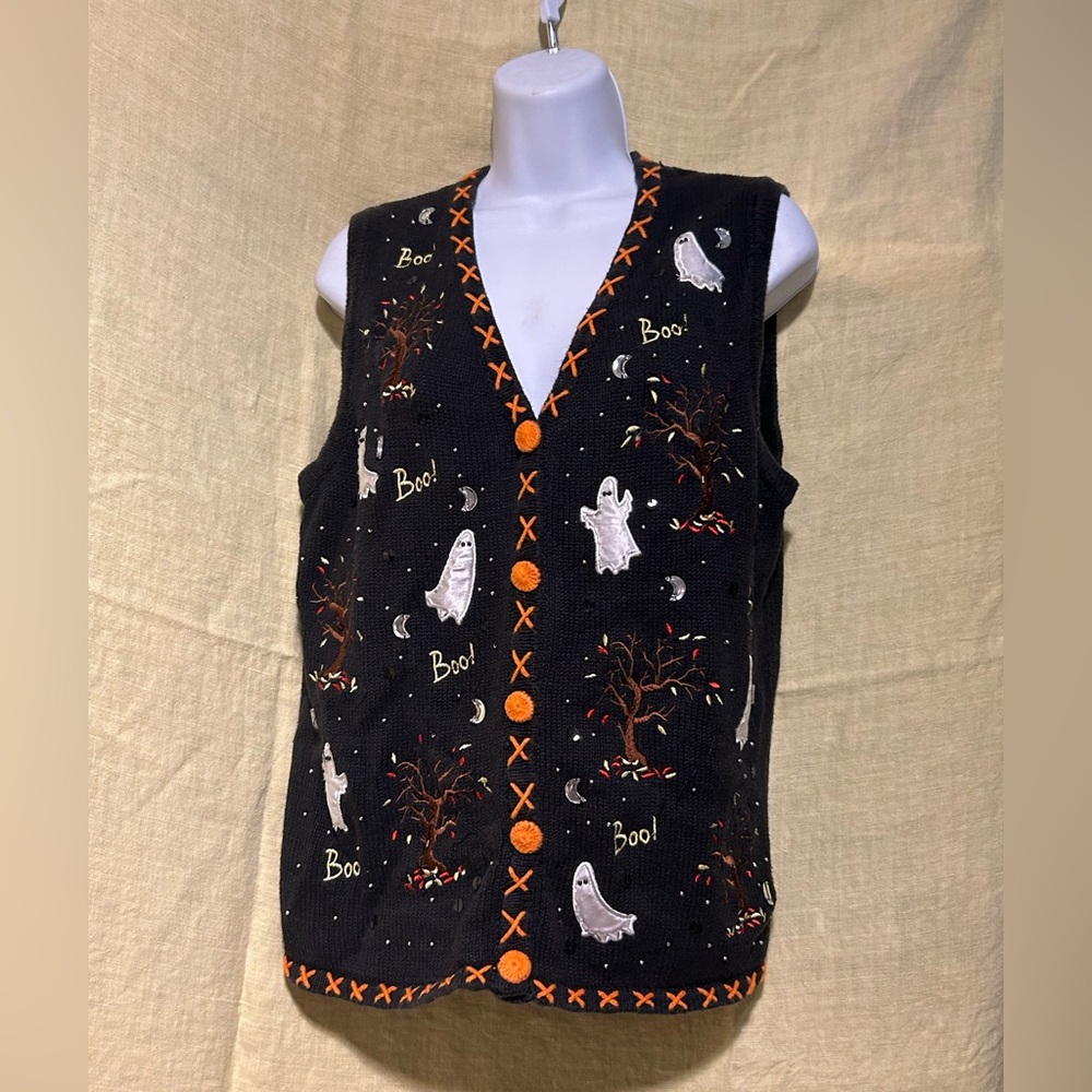 Vintage 1990s Womens Halloween Vest Basic Edition